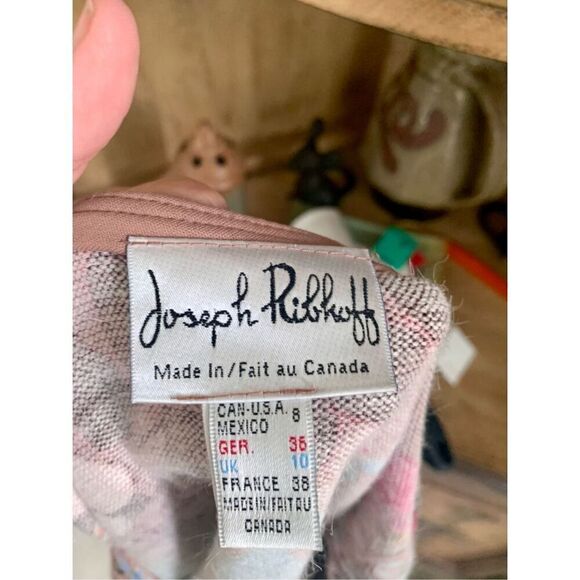 Joseph Ribkoff Floral Crop Sweater - Picture 3 of 7